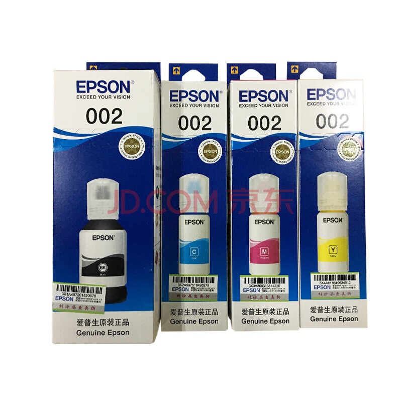 爱普生（EPSON） 002墨水T03X1 L4158 L4168 6168 L6178 L6198 (T03X1